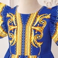 thumbnail image 6 of RUTAYY Children Girls Dress Round Neck Short Sleeve Party Gown Celebration Comfortable Formal Evening Wear Elegant Holiday Dresses, 6 of 9