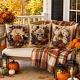 thumbnail image 5 of Halloween Pillow Cover, Spooky Halloween Decor for Home, Halloween Home Decor Indoor, Fall Throw Pillow Covers, 45X45Cm Linen Texture Decorative Cushion Case No Insert, 5 of 6