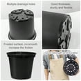 thumbnail image 3 of 3 Gallon Nursery Pots 10 Inch Thickened Plant Pots with Drainage Holes Plastic Round Planter for Outdoor Indoor Plants 12-Pack Black, 3 of 8
