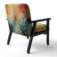 thumbnail image 5 of Designart "Mid Century Sunburst Serenade I" Upholstered Mid-century Accent Chair and Mid-Century Modern Arm Chair - Multiple Color & Pattern, 5 of 7