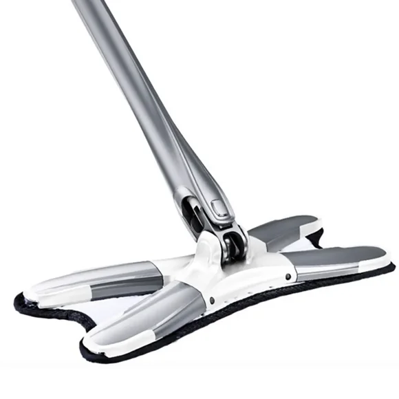 Trapeador y balde para pisos, diseño exclusivo de balde y almacenamiento compacto, perfecto para una limpieza rápida y conveniente de pisos de madera, laminados y baldosas, con excelentes