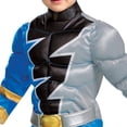 thumbnail image 4 of Costume de Power Ranger Bleu pour Tout-Petits, Tenue Officielle Power Rangers Dino Fury avec Masque, Taille Large (4-6), 4 of 5