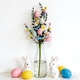 thumbnail image 5 of Plastic Daisy Eucalyptus and Painted Egg Spray, Easter Artificial Flower Arrangement, Home Table Centerpiece Decor, 44x12cm Colorful Plastic Stems, for Living Room Bedroom Party Decoration, A, 5 of 6