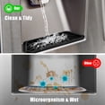 thumbnail image 2 of Refrigerator Drip Catcher, Refrigerator Drip Tray For Water Tray,Fridge Water Dispenser Drip Tray Prevents Water Splashes,Non-slip Silicone Dispenser Drip Collector for Ge Samsung -2 PCS Black, 2 of 11