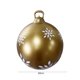thumbnail image 3 of Pelota Inflable Bola inflable de Navidad de PVC de 60 cm, adornos de bola de soplado de Navidad grande para patio (D), 3 of 5