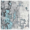 thumbnail image 6 of SAFAVIEH Adirondack Ladonna Abstract Area Rug, Turquoise/Grey, 10' x 14', 6 of 10