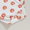 thumbnail image 6 of Okbabeha My First Halloween Baby Girl Outfit Newborn Pumpkin Ghost Onesie Corduroy Suspender Skirt Cute Fall Clothes, 6 of 7