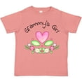 thumbnail image 3 of Inktastic Grammy's Girl- Heart Flowers Girls Toddler T-Shirt, 3 of 5