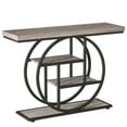 thumbnail image 2 of Topcobe Modern End Table, Small Side Table with Metal Frame for Couch, Sofa Table for Living Room, Bedroom, Bedside, Gray, 2 of 4