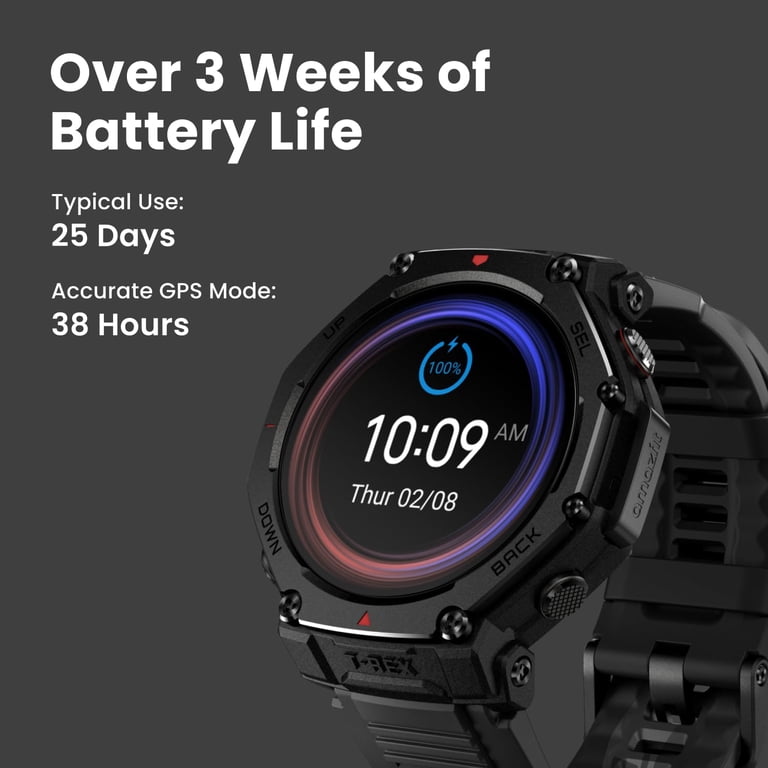 Amazfit T-Rex 3 Pro Outdoor Smart Watch 48mm Sapphire AMOLED
