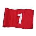 thumbnail image 4 of Langgg Drapeaux Rouges pour Intérieur et Extérieur Drapeau de Numéro Léger Options de Rangement Faciles pour Entraînement de Golf Drapeau de Golf Rouge No.1, 4 of 6