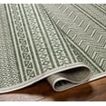thumbnail image 4 of Hauteloom Fenny Hallway, Kitchen Patio Outdoor Runner Rug - Bohemian, Transitional - Natural Gray, Black White, Smoke - 2'7" x 10', 4 of 6