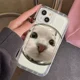 thumbnail image 3 of Funda de teléfono con dibujo de perro lindo coreano para iPhone 14 13 11 12 Pro Max 7 8 Plus X XR XS TPU suave transparente estética trasera, 3 of 5