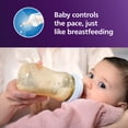 thumbnail image 5 of Philips Avent Ppsu Natural Baby Bottles - with Medium Flow Nipples (Flow 3), 9oz, 2-Pack, SCY943/12, 5 of 15