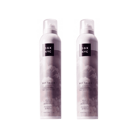 SGX NYC Dry Touch Volumizing Dry Shampoo - Paraben Free Vegan Dry Shampoo Spray Absorbs Excess Oil - Fresh and Bouncy Hair with No Residue - 6.5 oz - 2 Pack