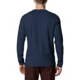 thumbnail image 2 of Columbia Mens Pine Peak Waffle Long Sleeve Crew Collegiate Navy Heather Large, 2 of 5