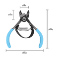 thumbnail image 5 of Zenport H320L Forged Fuji/Orange Fruit Clippers with Strap, 5-Inch, Blue, 5 of 5