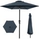 thumbnail image 1 of XXiaoqing 10ft Outdoor Table Compatible Steel Polyester Market Patio Umbrella w/Crank and Easy Push Button Tilt, 1 of 9