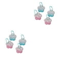 thumbnail image 4 of Llavero Gradiente Brillo Doble Lado Wosthever 4 UNIDS Soporte Transparente Accesorio Monedero 5x4.1x1 cm, 4 of 6