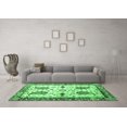 thumbnail image 3 of Ahgly Company Indoor Square Persian Emerald Green Traditional Area Rugs, 7' Square, 3 of 4