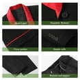 thumbnail image 3 of Beauty-Emily Men’s 4-Piece Classic Suit Set, Lapel Blazer, Vest, Pants & Adjustable Straps – High-Quality Fabric, Comfortable Fit, Perfect for Weddings, Parties & Proms, 3 of 8