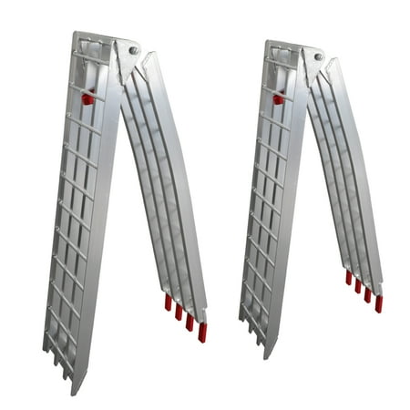 - UBesGoo 7.5' Loading Ramp 1500 lb Heavy Duty Aluminum ATV UTV Arched Folding Ramps Pair