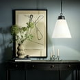 thumbnail image 4 of 52662BK Kichler Lighting Marsailli - 1 Light Pendant-19.75 Inch Tall and 15.75 Inch Wide-Black Finish-Cased Opal Glass Color, 4 of 7