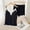 Black, variant on Womens Pajama Sets Oversized Solid Color Lace Pajama Set Leisure Collared Sleeveless Sleepwear with Shorts Womens Summer Pajamas