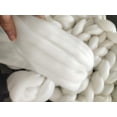 thumbnail image 5 of KQPOINW Big Chunky Yarn Super Bulky Roving Yarn Roving Extreme Arm Knitting , Chunky Giant Knit Throw Handmade Bulky Knitting Yarn Blanket Decor Super Large Bedroom Pet Bed Chair Sofa Yoga Mat Rug, 5 of 5