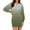 Army Green, variant on Bodycon Dresses for Women Long Sleeve Fall Ribbed Sweater Dress Warm Gradient Crew Neck Dresses Fashion Silm Fit Women's Clothing, Turquoise L