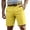 b-178Yellow722, variant on PIMSSY Men Casual Shorts Straight Leg Mid Rise Trousers Comfortable Breathable Summer Outdoor Daily Wear Solid Color Male Relaxed Fit Bottoms