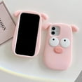 thumbnail image 3 of Apply to iPhone 14 Pro Case Kawaii Phone Cases,Cute 3D Cartoon Pink Pig Phone Case Funny Cool Soft Silicone Shockproof Protective Case Women Girls for iPhone 14 Pro, 3 of 14