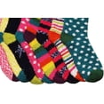 thumbnail image 3 of SOCKS'NBULK Womens Wholesale Bulk Warm And Cozy Fuzzy Socks, Colorful Winter Sock (60 Pairs Motif Designs), 3 of 7