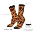 thumbnail image 4 of Pofeuu Peanuts2 Print Crew Socks, Adult Running Hiking Socks for Youth and Adult, 4 of 6