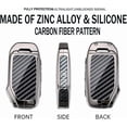 thumbnail image 4 of Key Fob Cover Compatible with Kia Forte Telluride K6 Seltos NIRO Sportage Stinger Keychain Case Holder Protector,3-BTN-Trunk, 4 of 6