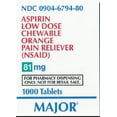 thumbnail image 2 of Major Chewable Aspirin Tablets, 81 mg, 1000 Count, 2 of 3