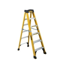 Dewalt 6-Foot Fiberglass Step Ladder, Type IA, 500-Pound Load Capacity, DXL3810-06
