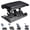 Black, variant on Foot Rest for Under Desk at Work,Height Adjustable Infinite Angle Ergonomic Foldable Footrest for Office, Gaming,Computer, Removable Pad Desk Foot Stool with Massage Beads,for All Seasons