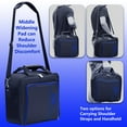 thumbnail image 4 of omarando Carrying Case for Xbox Bag,Compatible with XBOX SERIES X/S, Accessory Storage for Xbox Games and Accessories,with Game Pad Protection Box (Black-Blue), 4 of 7