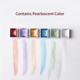 thumbnail image 4 of Graflsoa Compact Metallic Watercolor Paint Set with Pearl Tones, 48 Colors, Includes Palette in Functional Iron Box, 4 of 8