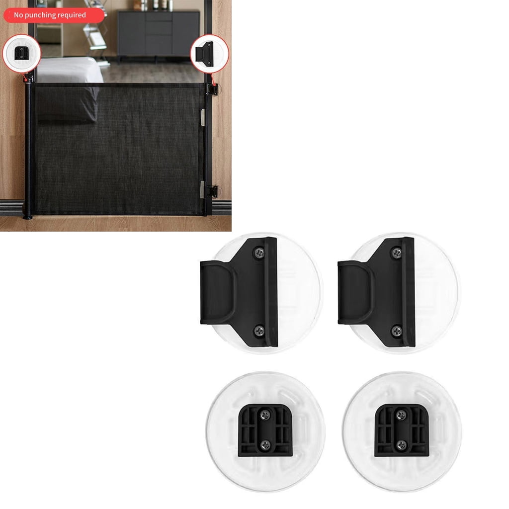 YIGSECU Baby Fence Replacement Hardware Set Brackets Fixing Hook Screws For Secure Stairway And Doorway Protections