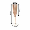 thumbnail image 6 of Balsa Circle 6 Metallic Blush 5 oz Plastic Champagne Flutes Tableware Disposable Wine Glassess Party Supplies, 6 of 8