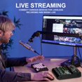 thumbnail image 2 of Yamnweo mw-4 black 4Channel Audio Mixer with 99 Sound Effects for PC,Portable Sound Mixing Console with BT USB Recording Input fo, 2 of 9