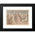 thumbnail image 2 of Thomas Rowlandson 18x13 Black Modern Framed Museum Art Print Titled - A Drinking Party (ca. 1780-1825), 2 of 5