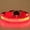 Red, variant on Glow in The Dark Dog Collar Reflective Nylon Pet Necklace with LED Light for Night Walking