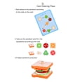 thumbnail image 3 of Juguetes duraderos de comida rápida con forma de hamburguesa/sándwich para niños pequeños (sándwich), 3 of 5