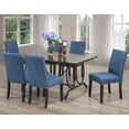 thumbnail image 1 of Elizabella 7-Piece Dining Set, Blue, 1 of 3