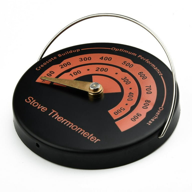 Magnetic Wood Fireplace Thermometer Stove Pipe Thermometer Temperature Gauge