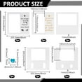 thumbnail image 3 of 1set Square Wooden Pet Photo Frame Stand Black for Dogs Cat Pets Passed 217x217x47mm Storage Boxes & Organizers, 3 of 7