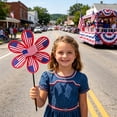 thumbnail image 4 of Double Layer Sequined Windmill,Patriotic Flag Windmill for Yard Garden Independence Day Outdoor Landscape Decoration, 4 of 7